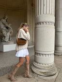 Molly santiags brodées taupe