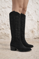 Molly santiags brodées noires