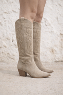 Ella santiags style western taupe