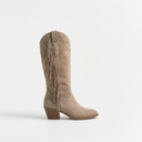 Marlyn Santiags taupe à franges