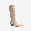 Ella santiags style western beige